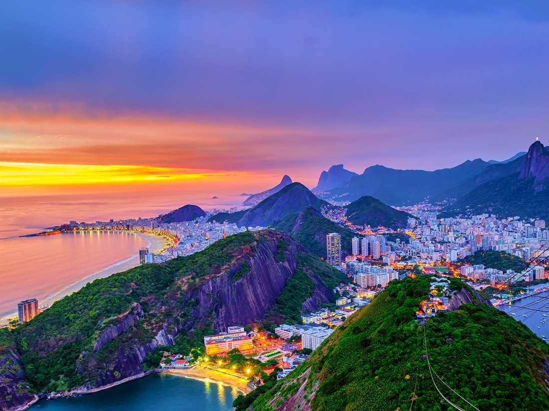 Fotos das cidades do Rio de Janeiro e Belo Horizonte